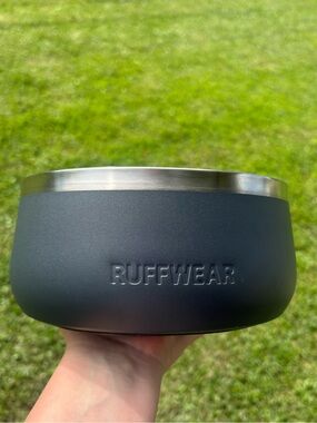 Ruffwear Basecamp bowl obsidian gray dog bowl VGUG 6.75 cups 1.6 liters
